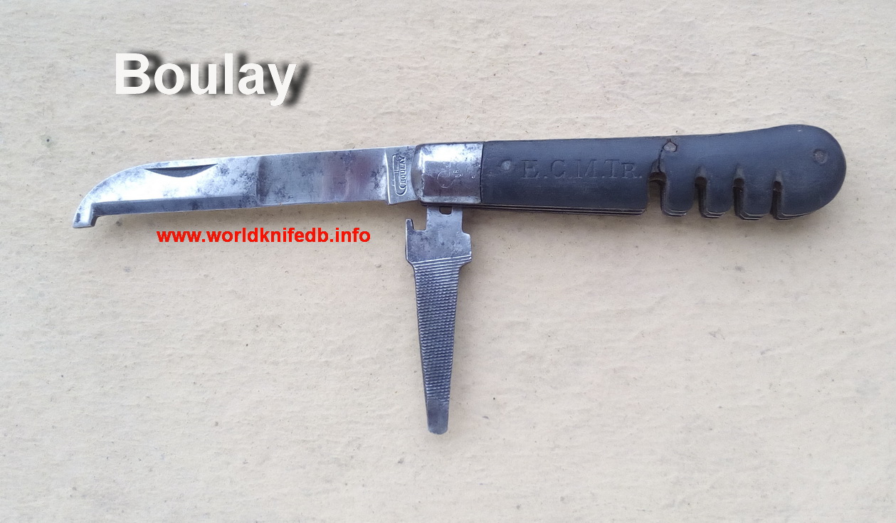 Boulay(Thiers), Couteau d'artificier.