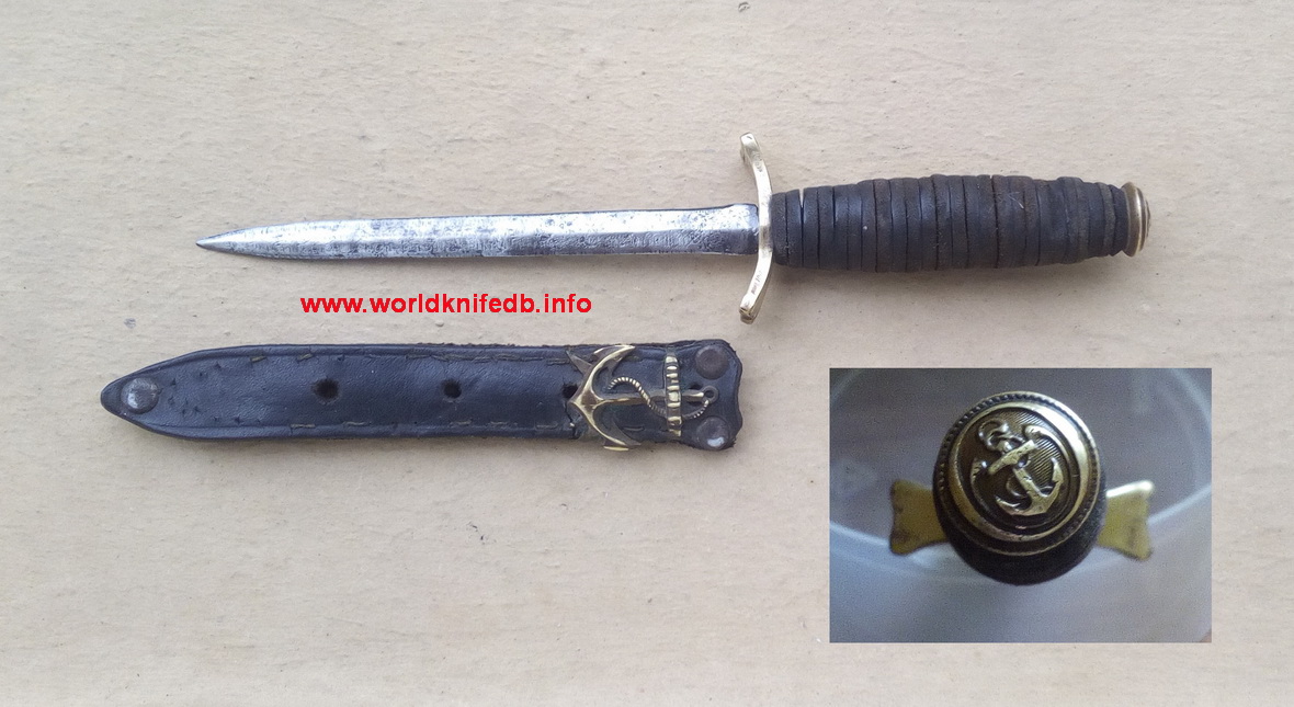 Dague souvenir, Infanterie de Marine