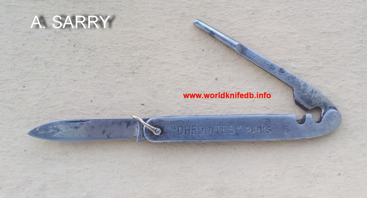 Couteau d'artificier, A.Sarry Thiers.