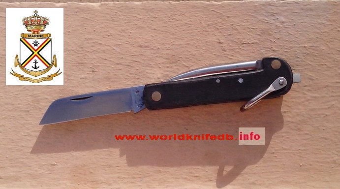Belgium Navy knife
